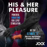 Vibrating Silicone Penis Sleeve - Medium